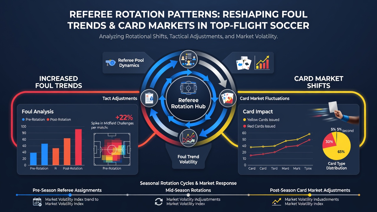 Analysis of card issuance trends linked to referee assignments in elite soccer