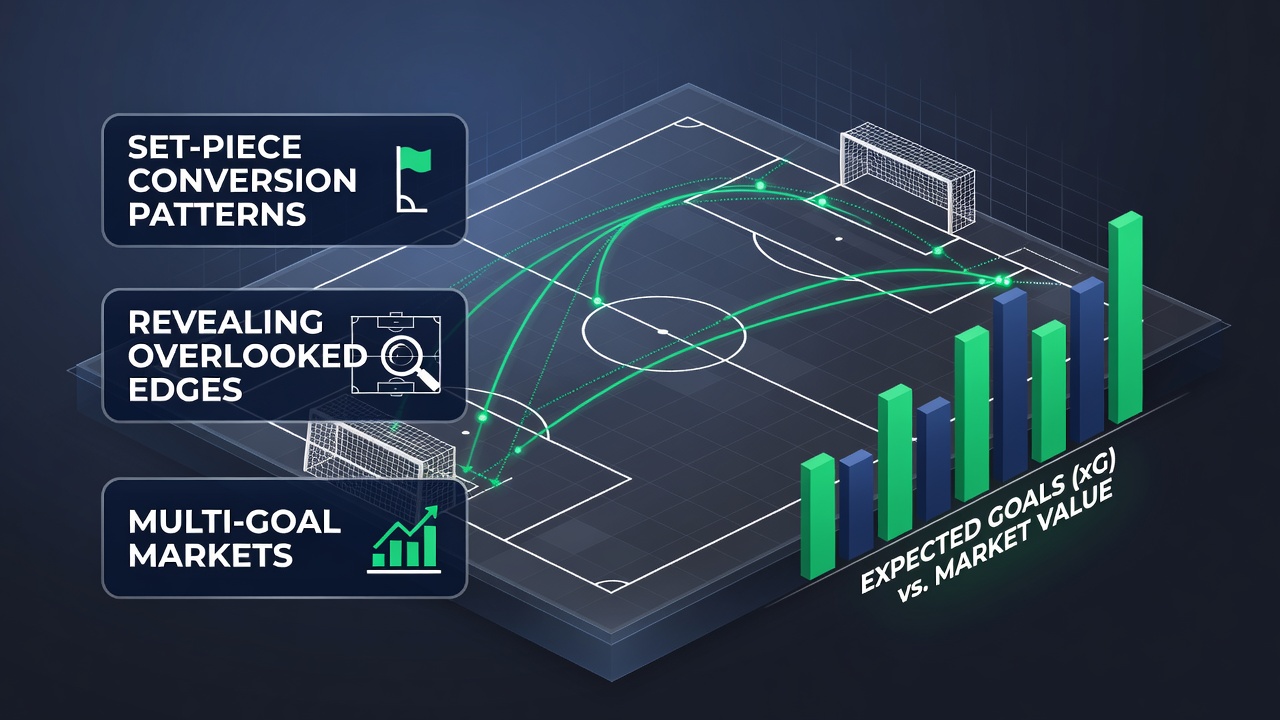 Detailed view of a football set-piece setup showing player positioning and defensive wall formation